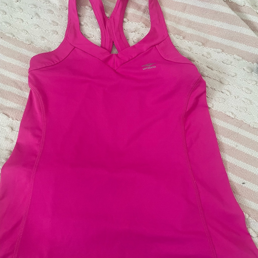 Umbro Fuchsia Racerback Athletic Top